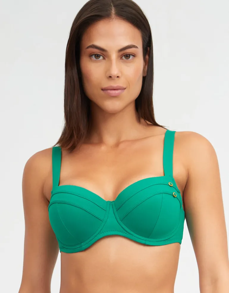 Stella Underwired Bikini Top - Green