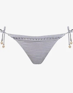 Strawberry Kiss Brazilian Pant - White Night Blue