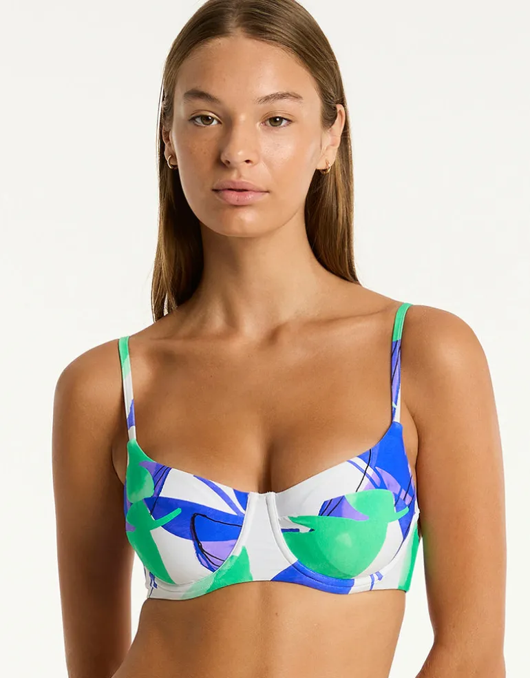 Sublime Balconette Bra Bikini Top - Cobalt