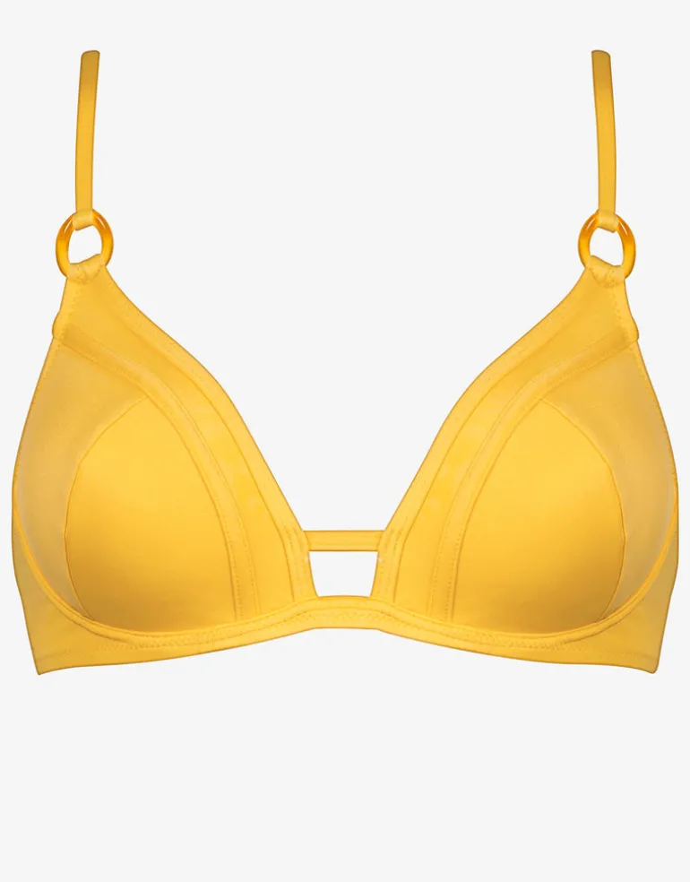 Summer Dive Ring Plunge Bikini Top - Sun