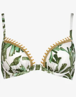 Summer Duo Underwired Bikini Top - Leafy Breeze