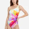 Summer in Capri One Shoulder Swimsuit