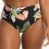 Sundown High Waist Gathered Side Bikini Pant