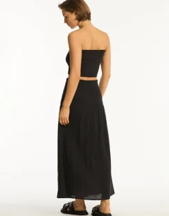 Sunset Beach Skirt - Black