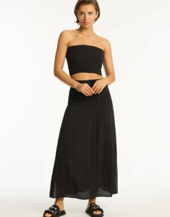 Sunset Beach Skirt - Black