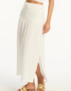 Sunset Beach Skirt - White