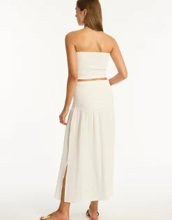 Sunset Beach Skirt - White