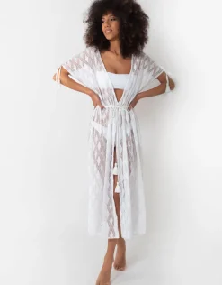Temptation Kaftan - White