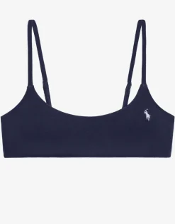 Terry Kennedy Bralette Bikini Top - Navy Blue