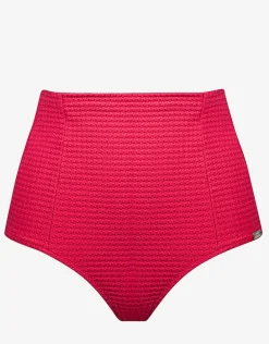 The Bloom High Waist Bikini Pant - Radiant Red