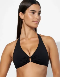 The Core Halter Bikini Top - Black