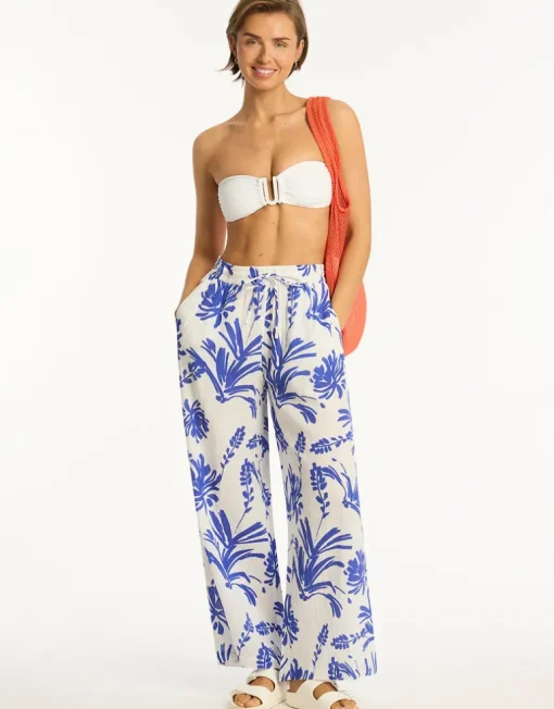 Tradewind Beach Pant - Cobalt