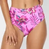 Tropic Radiance High Waist Bikini Pant - Electric Pink