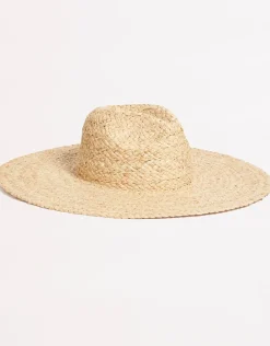 Tropics Woven Raffia Hat - Natural