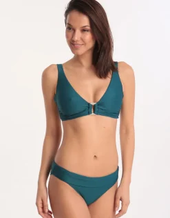 Ubud D-G Rectangle Bikini Top - Teal