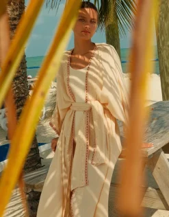 Vanessa Sequin Kimono - Melon