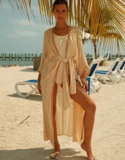 Vanessa Sequin Kimono - Melon