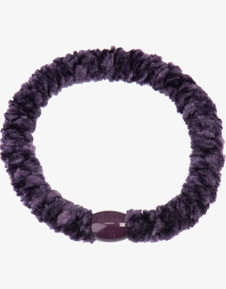 Velvet Hair Tie - Purple