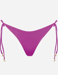 Viva Energy Tie Side Bikini Pant - Pink Flash