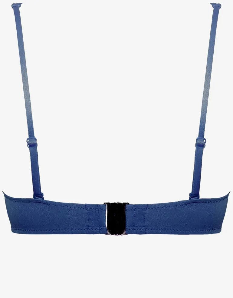 Viva Energy Twist Front Bikini Top - Denim Dose