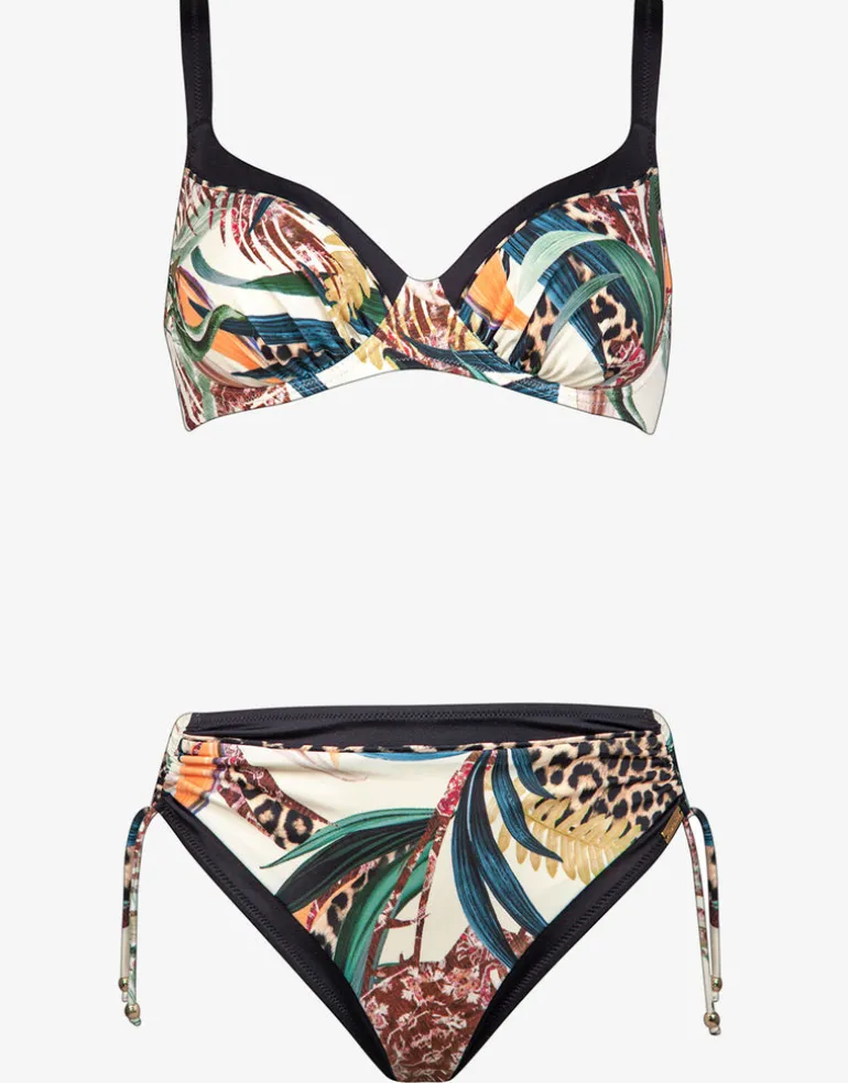 Wild Swing Underwired Bikini Set - Botanical Leo