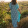 Yin-Yang Kaftan - Blue