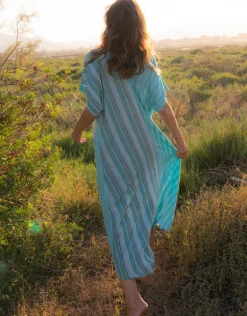 Yin-Yang Kaftan - Blue