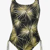Yucca Flash Inclusive Fit Swimsuit - Black Khaki