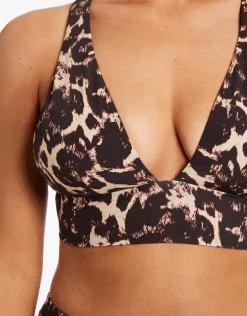 Allure Soft Tri Bikini Top - Black