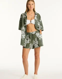 Aloha Beach Shirt - Khaki
