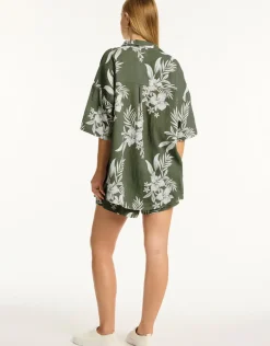 Aloha Beach Shirt - Khaki
