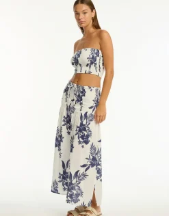 Aloha Beach Skirt - White