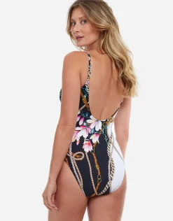 Amalfi Coast Round Neck Swimsuit