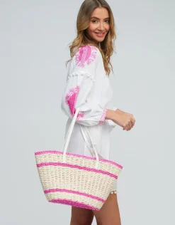 Amara Tunic - White Pink