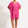 Amnesia Kaftan - Hot Pink
