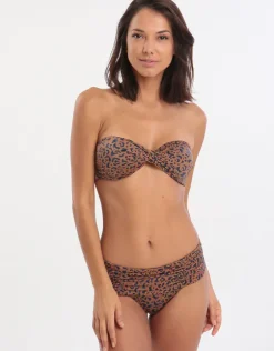 Anna Fold Bikini Bottom - Animal Luxe