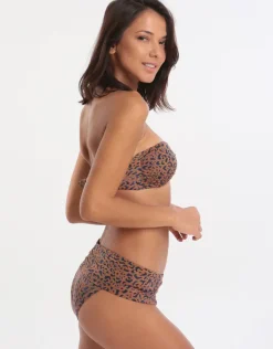 Anna Fold Bikini Bottom - Animal Luxe