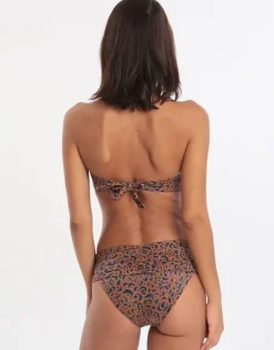 Anna Fold Bikini Bottom - Animal Luxe