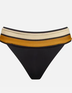 Antagonist Bikini Pant - Black Sand Caramel