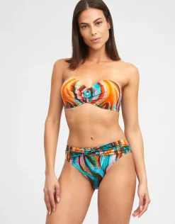 Aquarelle Twist Front Bikini Pant