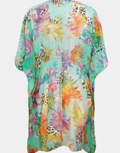 Aquarius Fantasy Beach Tunic - Aqua