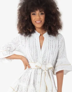 Aura Mini Dress - White