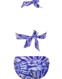 Beach Break Twist Band Hipster Bikini Bottom - Dazzling Blue