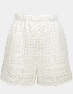 Beach Shorts - Natural White