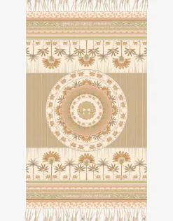 Beach Towel - Cream Oasis