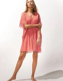 Beachwear Kaftan - Vintage Pink