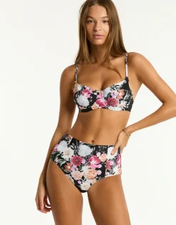 Belle Balconette Bikini Top - Black