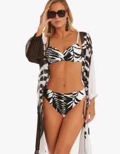 Black and White Underwired Bikini Set