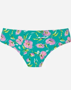 Blume Wide Side Bikini Pant - Mint Floral