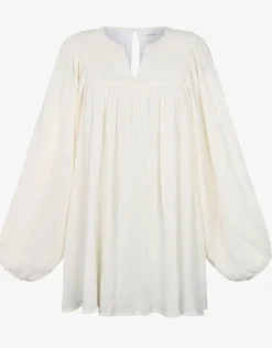 Boho Sleeve Mini Dress - White